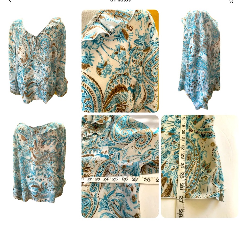 August Max Ruffle Top 3X - Picture 2 of 5